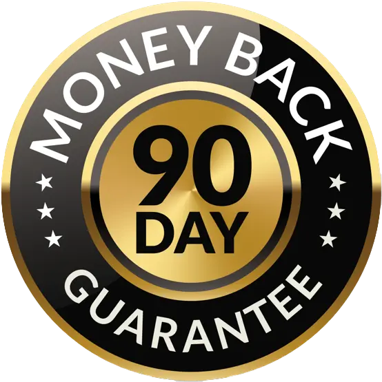 The Brain Song 90-day money back guarantee badge